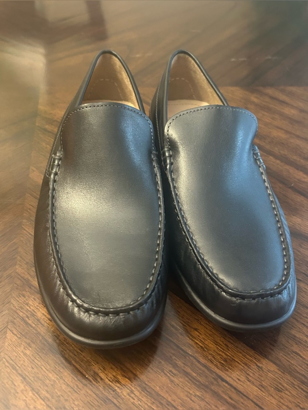 ECCO Men's Classic Dallas MOC 2.0 Driving Style Loafer, Black,  9-9.5